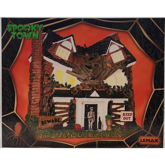 Lemax Spooky Town 2016 Monster On Maple Halloween Village #65076 Rare Retired